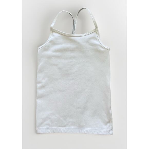 Ivivva Other - Ivivva Girls Size 4 Tumblin Tank Top Power Y Racerback White